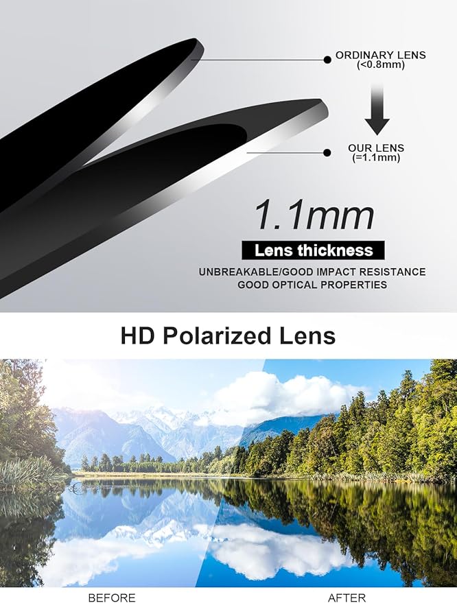Wzerry Sunglasses for Women Polarized, Sun Glasses Vintage Style Trendy Round UV400 Protection Lens