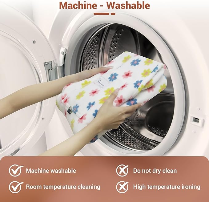 Dog Carrier Sling,Indoor Comfort Adjustable Cat Sling Carrier,with Front Pocket and Seat Belt Dog Carriers for Small Dogs Machine Washable,Suitable for Family Outdoor Use (Large, Daisy)