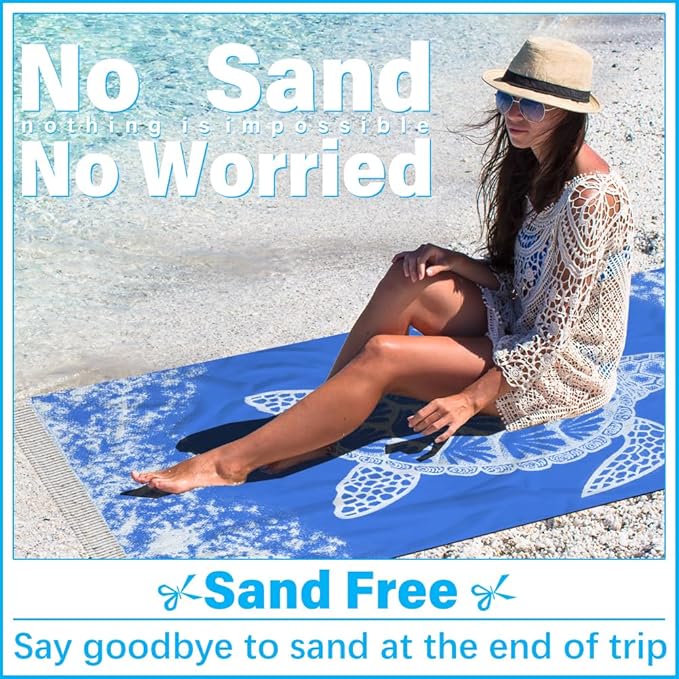 Thin Turkish Beach Towel Lightweight Soft Cotton Extra Large XL Oversized Sand Free Sandproof Absorbent Quick Dry Towels Cloud Bath Pool Travel Compact Essentials Accessories for Adult Gifts