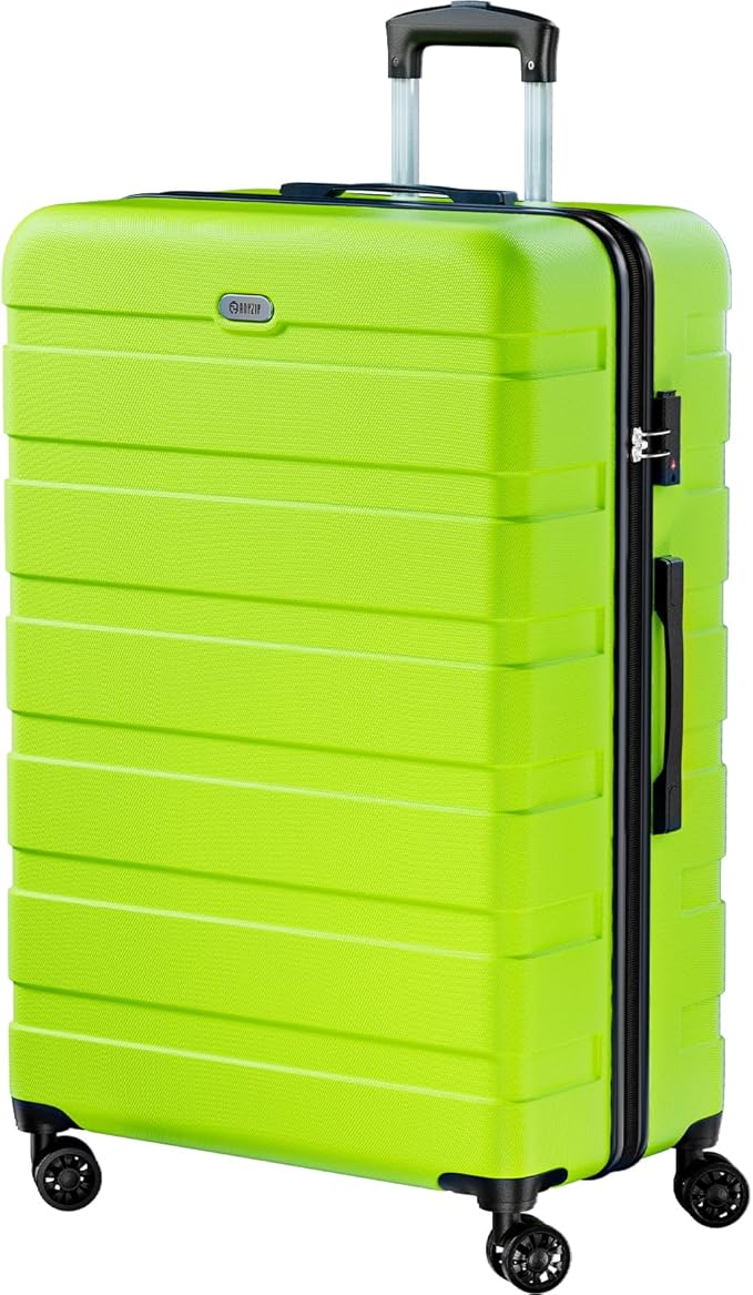 AnyZip Luggage PC ABS Hardside Lightweight Suitcase with 4 Universal Wheels TSA Lock Checked-Large 30 Inch Apple Green
