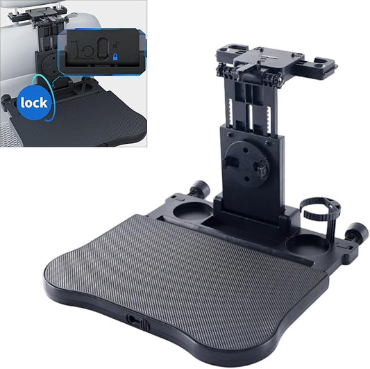 Ywmsfl Foldable Car Tray Desk With Portable Vehicle For Meals Laptops & Drinks During Travel Vehicle Mounted Folding Workstations