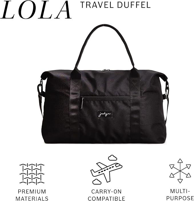 Jadyn Lola Travel Bag, Weekender/Overnight Duffel, Gym Tote Bag for Women, Men