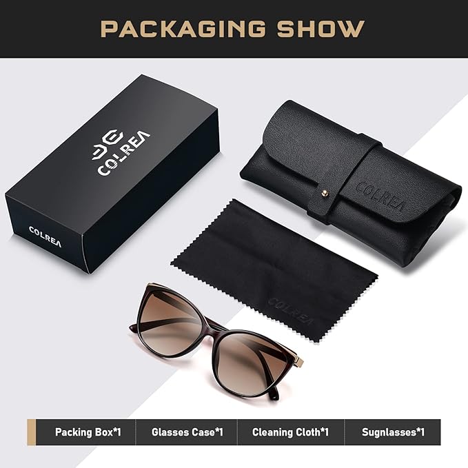 Trendy Cat Eye Sunglasses for Women Fashion Cateye UV400 Protection Glasses CL22017