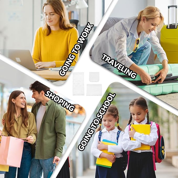 3PCS Small Makeup Bag for Women, Mini Cosmetic Bags Leather Pocket Pouch Purse,Snap Closure Waterproof Portable Bag,Checkered Storage Travel Bag for Lipstick Change Glasses Coin Cards (White)