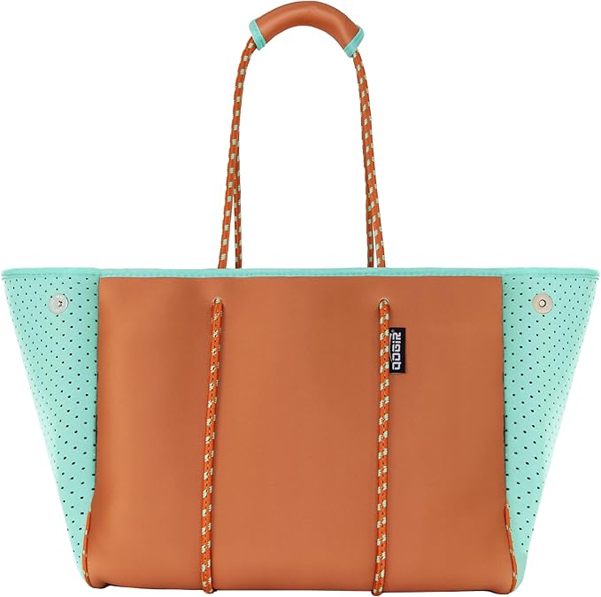 QOGiR Neoprene Multipurpose Beach Bag Tote with Inner Zipper Pocket … … … …