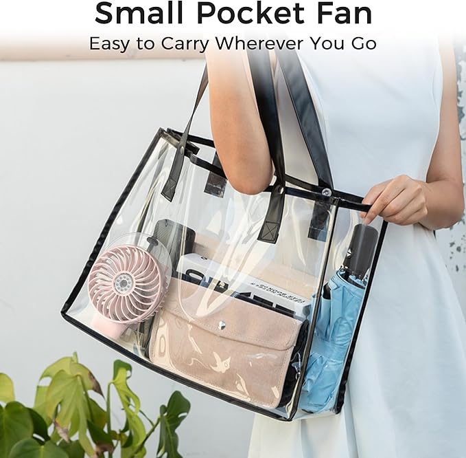 COMLIFE Portable Handheld Misting Fan, 3000mAh Rechargeable Battery Operated, 180° Foldable, Mini Personal Fan with Water Sprayer for Travel, Makeup, Home, Office, Camping, Outdoors