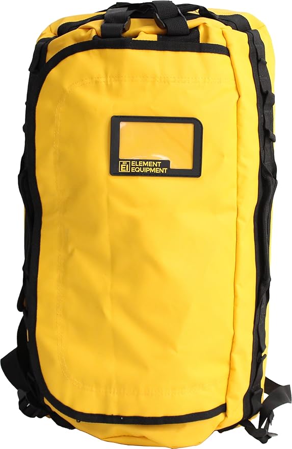 Element Equipment Trailhead Duffel Bag Shoulder Straps Waterproof Yellow Large