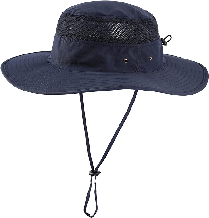 Home Prefer UPF 50+ Men's Sun Hat Wide Brim Bucket Hat UV Protection Hat for Mens Womens Beach Safari Gardening Golf Fishing