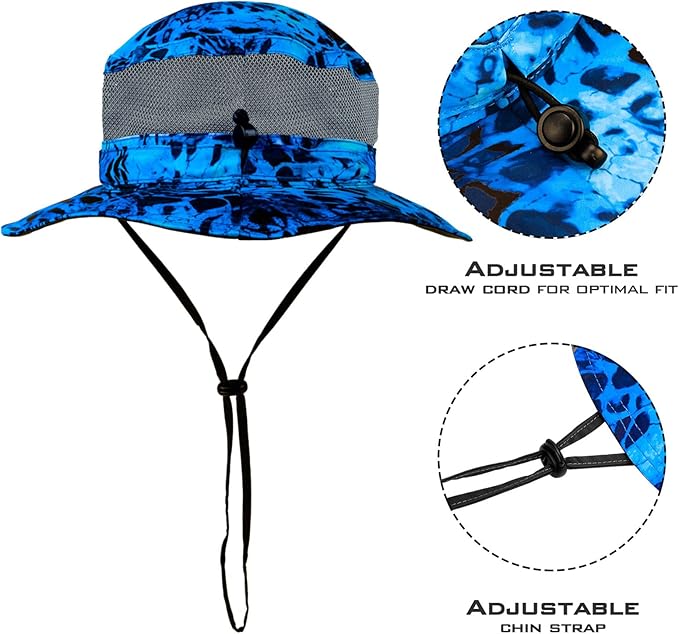 KastKing Sol Armis UPF 50 Boonie Hat - Sun Protection Hat, Fishing Hat, Beach & Hiking Hat, Paddling