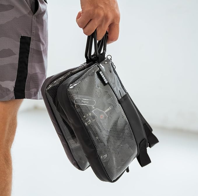 GOBAGS Production Zipper Bags - Electronics & Camera Accessories Bag - Cable organizer, Gear Accessory Pouch, Travel Camera Essentials (Small, Black, 2 pack)