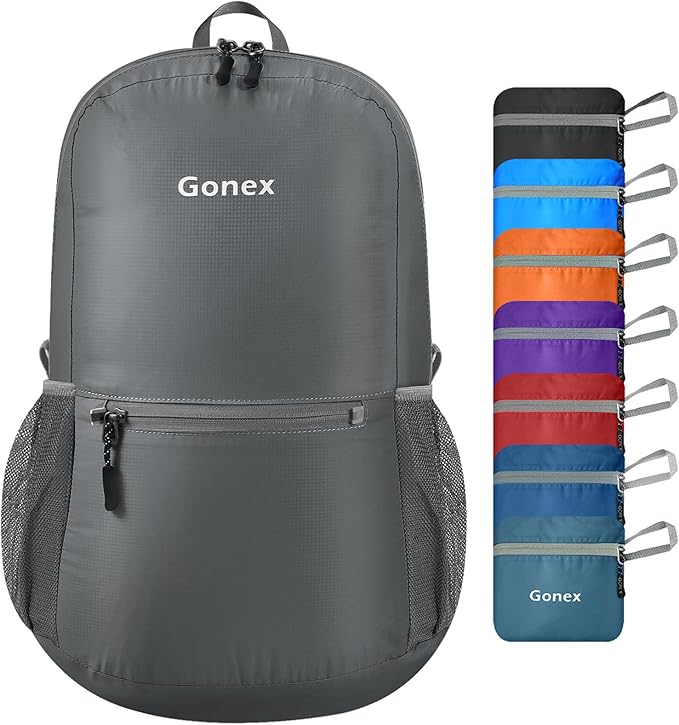 Gonex Ultra Lightweight Packable Backpack 20L Daypack Handy Foldable Camping Outdoor Travel Cycling Backpacking