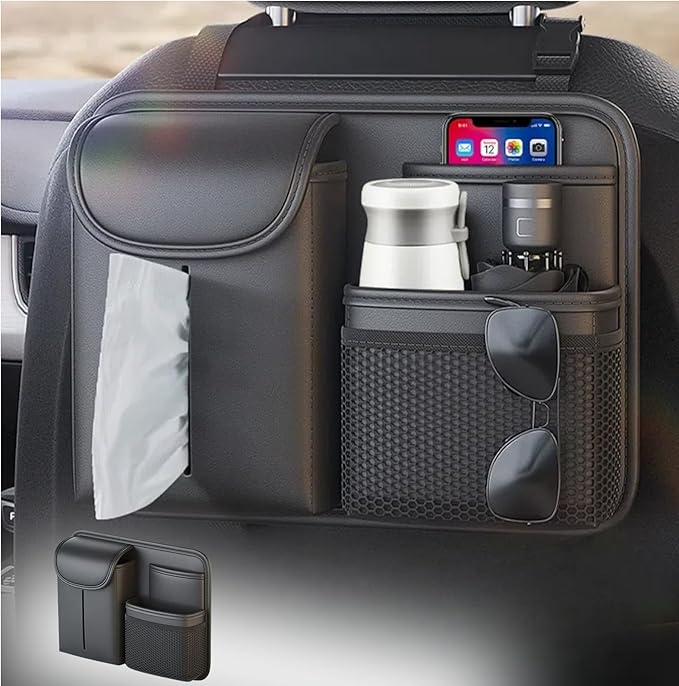 Backseat car organizer Backseat organizer Car seat back storage Backrest storage bag for car Car organizer Car accessories