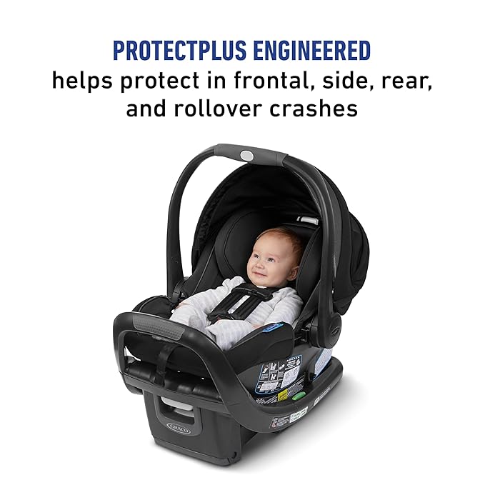 Graco SnugRide SnugFit DLX Infant Car Seat, Spencer