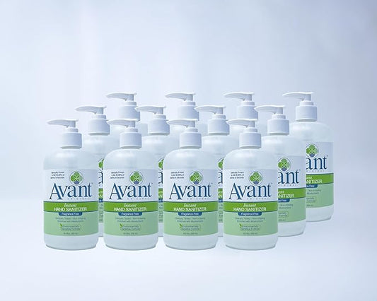 Avant® Original Fragrance Free Gel Hand Sanitizer 16.9oz Bottle, 12-Pack bulk refil