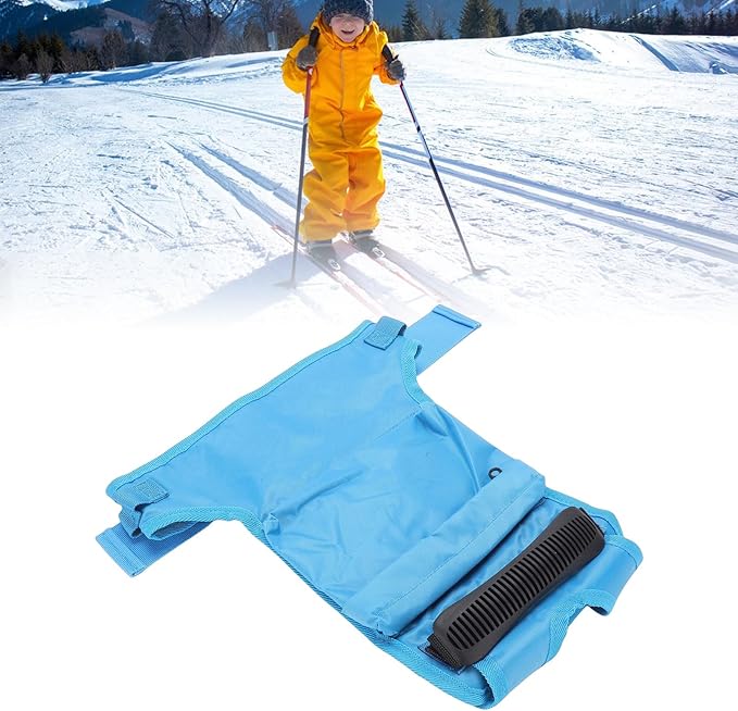 Asixxsix Kids Ski Harness, Adjustable Training Leash with Top Handle and Built in Backpack, for Skiing Snowboarding Safety Speed Control, Suitable for Children Ages 2 to 8