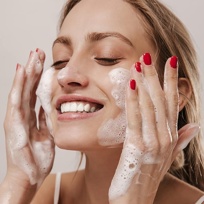 2oz Foam Pump Bottle (3PCS) Empty Travel Foaming Dispenser for Hand Soap, Lash Cleanser, Shampoo (60ml, Rose Gold &Black,White,Pink