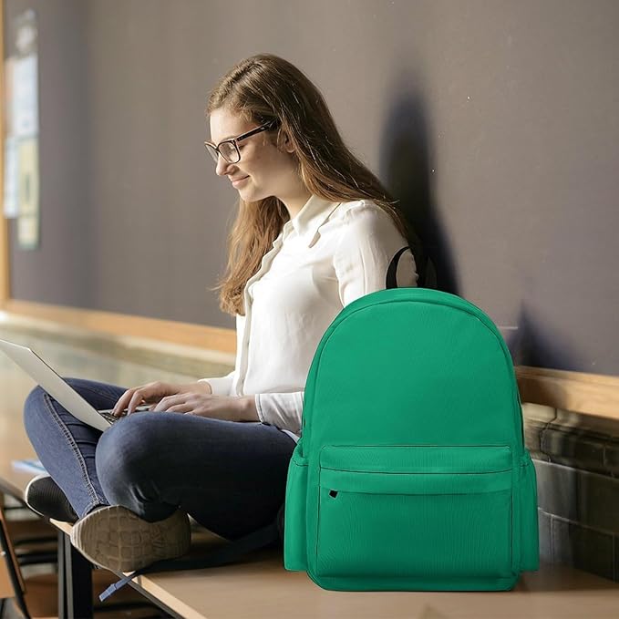 Malachite Backpack Adult Travel Daybag for Women Men College Backpack for Vacation Hiking Camping Bag