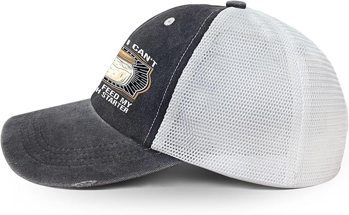 Ask Me About My Sourdough Starter Bread Baking Baker Bakery Hats Beach Cap for
