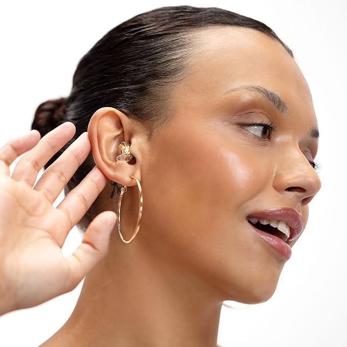 Eargasm High Fidelity Earplugs with Gold Filters - Reusable Noise Reduction Hearing Protection Ear-Plugs with Carrying Case for Bartenders, Concerts, Festivals, Raves, Musicians, Live Music, Sports