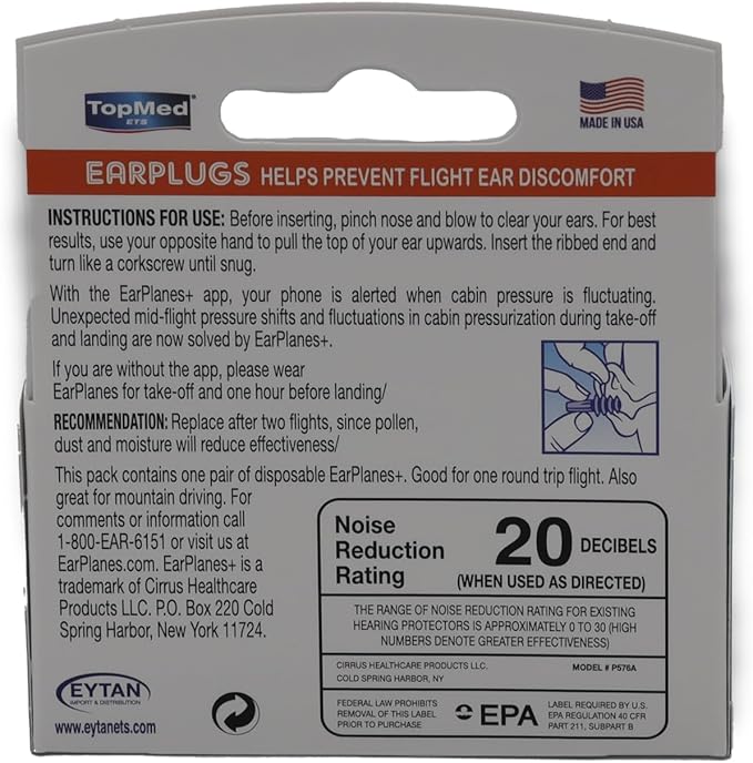 Ear Plugs Super Soft Comfortable, Helps Prevent Flight Ear Discomfort Safe Disposable Soft Latex Free Silicone Earplugs Kids (Small)