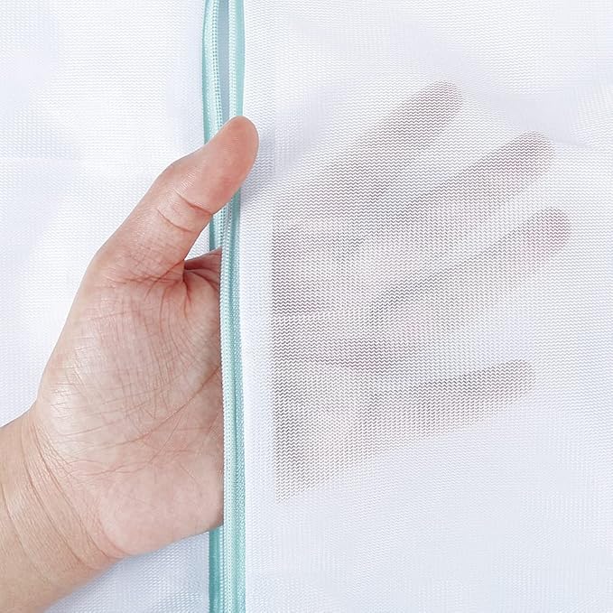 2 Pack Delicates Bag for Washing Machine, 31 x 23 inch Oversize Fine Mesh Laundry Bags for Lingeries, Sweaters, Bed Sheet, Stuffed Toys