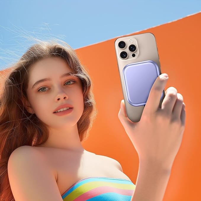 Magnetic Power Bank 10000mAh with Detachable Lanyard-3-in-1 Magnetic Wireless Charger,22.5W PD Fast Charging,Compact Portable Battery Pack for iPhone 16/15/14/13/12,Apple Watch & AirPods