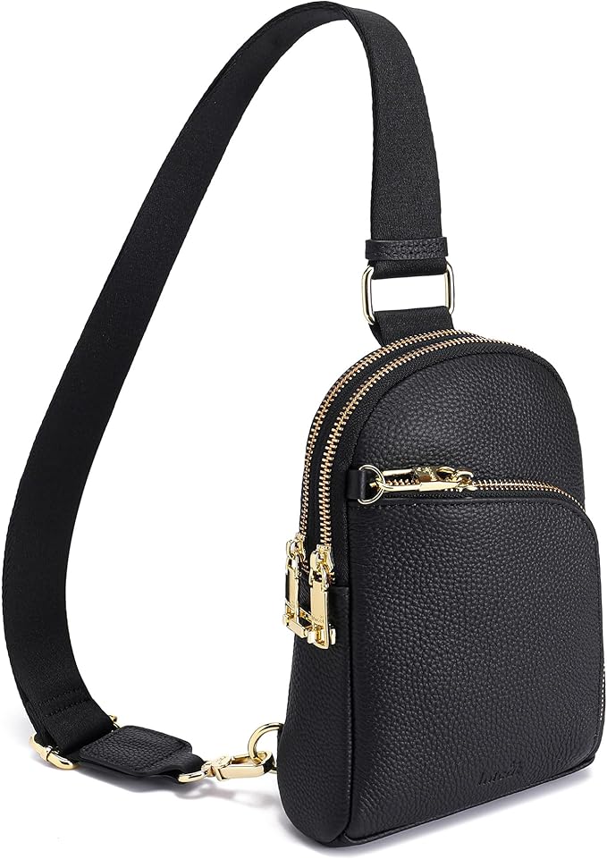 INICAT RFID Blocking Sling Bag Anti Theft Crossbody Bags Women Valentine's Day Gifts Travel Purses Vegan Leather
