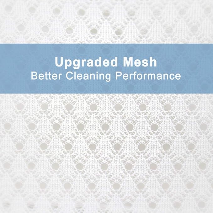 Muchfun 3Pcs Durable Diamond Mesh Laundry Bags for Delicates (1Large, 1Medium, 1Small)