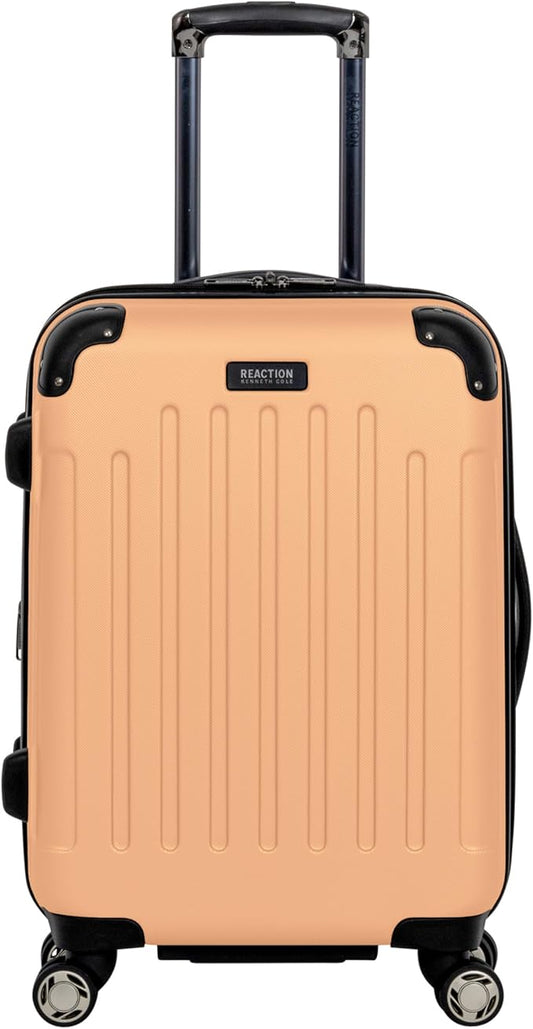 Kenneth Cole REACTION Renegade Luggage Expandable 8-Wheel Spinner Lightweight Hardside Suitcase, Dreamsicle, 20-Inch Carry On