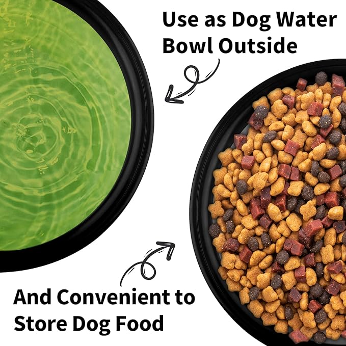 Collapsible Dog Bowl, Lightweight and Portable, Ideal for Hiking, Camping, and Outdoor Use