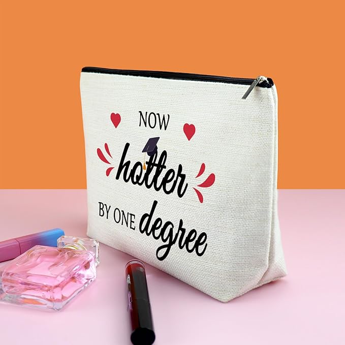 Inspirational Graduation Gifts For Her Makeup Bag 2025 Graduation Gifts 2025 Graduation Gifts For Friend Cosmetic Bag 2025 Graduation Decorations Masters Degree College Graduation Gifts Travel Pouch