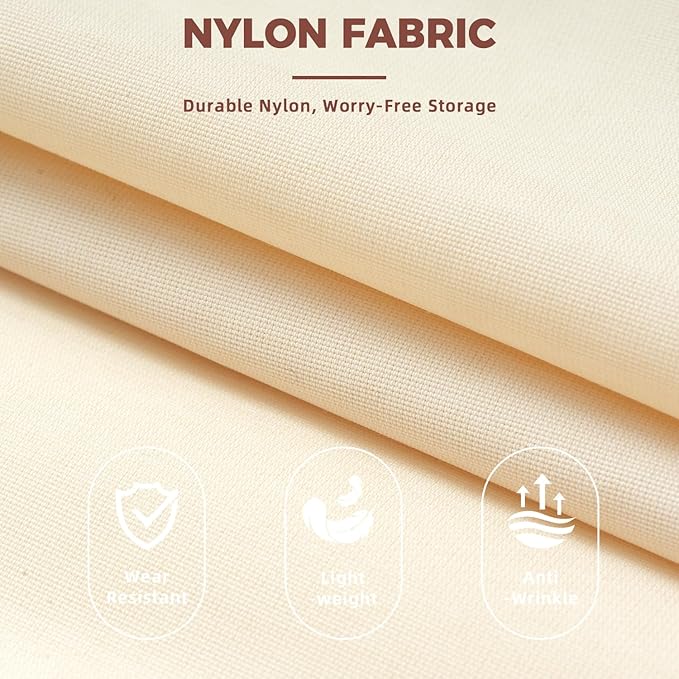 BAGAIL 6 Set/4 Set Lightweight Compression Packing Cubes with Packing List, Anti-Tearing Expandable Organizer Bags for Travel