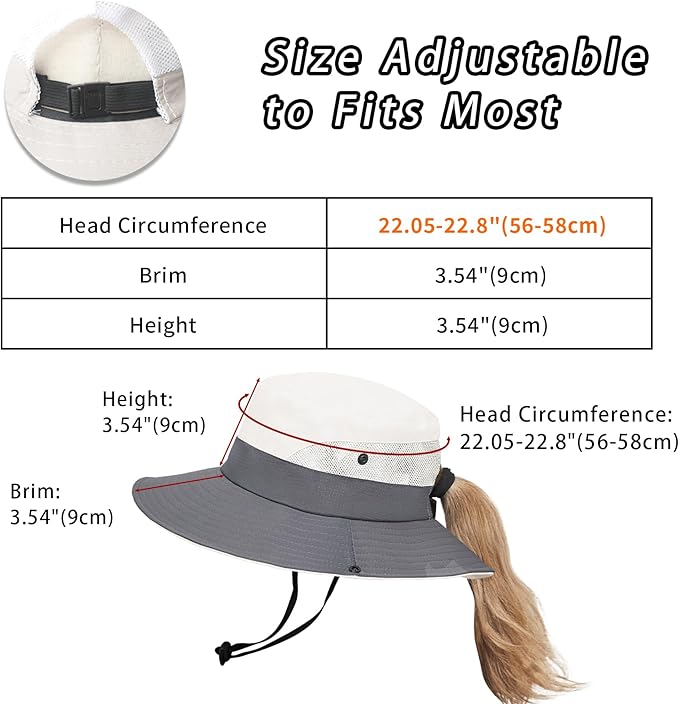 PFFY Sun Bucket Hats for Women Men UV Protection Wide Brim Fishing Hat Beach Outdoor Essentials