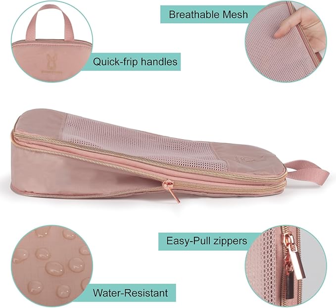 Expandable Compression Packing Cubes for Suitcases,6 Set Lightweight Compressible Travel Packing Organizer for Carry on Suitcase,Organizer Bags Set as Travel Essentials for Women