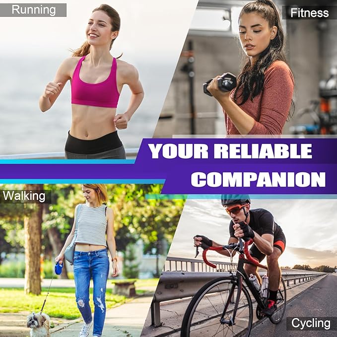 Running Phone Armband with Earphone Holder - 3D Design Cell Phones Armband for iPhone 17/16/15/13 Pro/Plus & S24/S20, Water Resistant Sports Holder with Key Slot - Ideal for 6.9" Phones