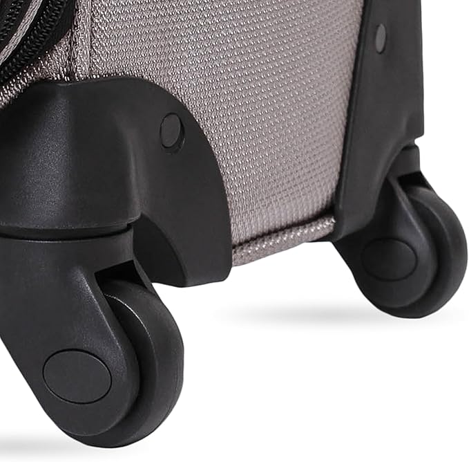 SwissGear Sion Softside Expandable Luggage, Pewter, Carry-On 21-Inch