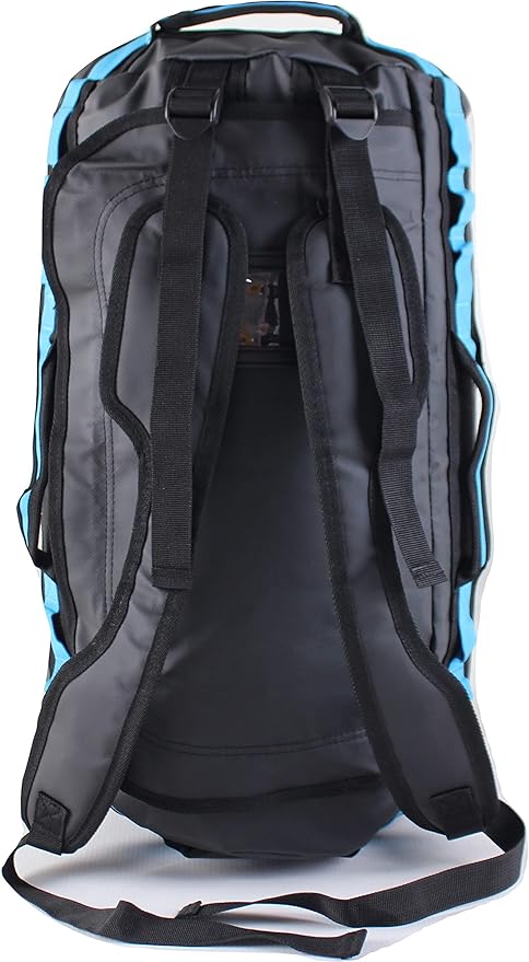 Element Equipment Trailhead Duffel Bag Shoulder Straps Waterproof Black/Blue Medium