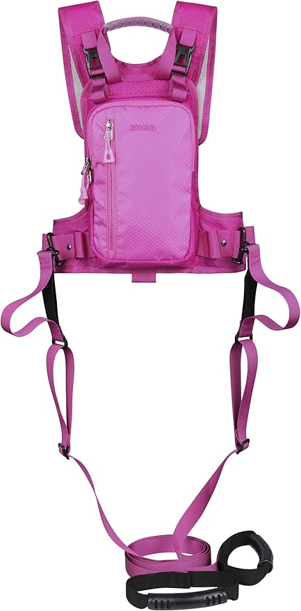 skiguard Ski Harness Trainer for Kids: Helping Toddler Learn to Ski with Support, Child Ski Harness with Backpack for Age 2-8