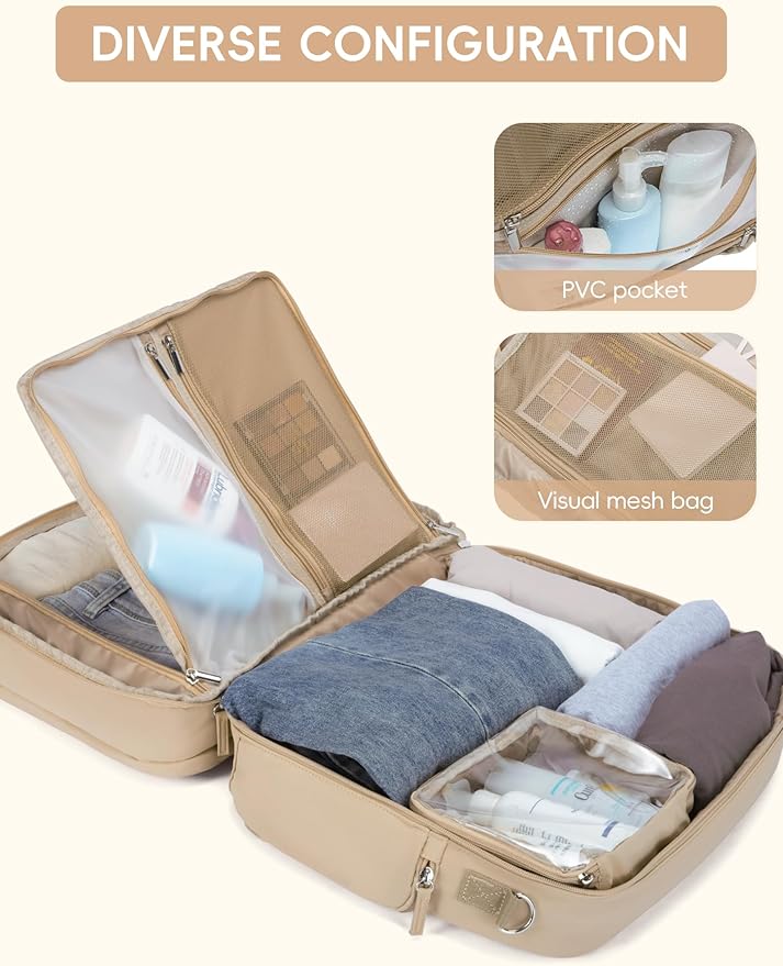 CLUCI Weekender Travel Bag for Women Puffer Tote Bag Carry On Duffle Overnight Bags with Shoe Compartment