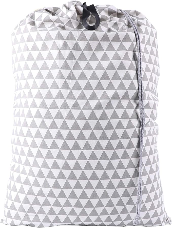 SWISSELITE Laundry Bag with Handle and Drawstring, Large Heavy Duty Laundry Bag, 28 x 40 Inches Travel Dirty Clothes Bag for Laundromat and Household