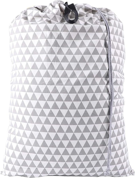 SWISSELITE Laundry Bag with Handle and Drawstring, Large Heavy Duty Laundry Bag, 28 x 40 Inches Travel Dirty Clothes Bag for Laundromat and Household