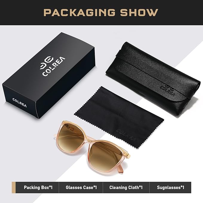 Trendy Cat Eye Sunglasses for Women Fashion Cateye UV400 Protection Glasses CL22017