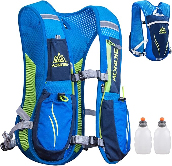 TRIWONDER Hydration Running Vest Backpack, Lightweight Water Pack for Men Women Hydration Backpack for Trail Race, Hiking, Cycling, Climbing, Camping, Jogging, Marathon
