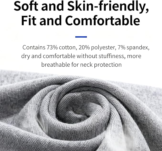 Travel Neck Pillows for Airplanes - Memory Foam Travel Pillow, 360° Ergonomic Neck Support, Compact Design Ideal for Airplane, Car Rides, Office (Gray)