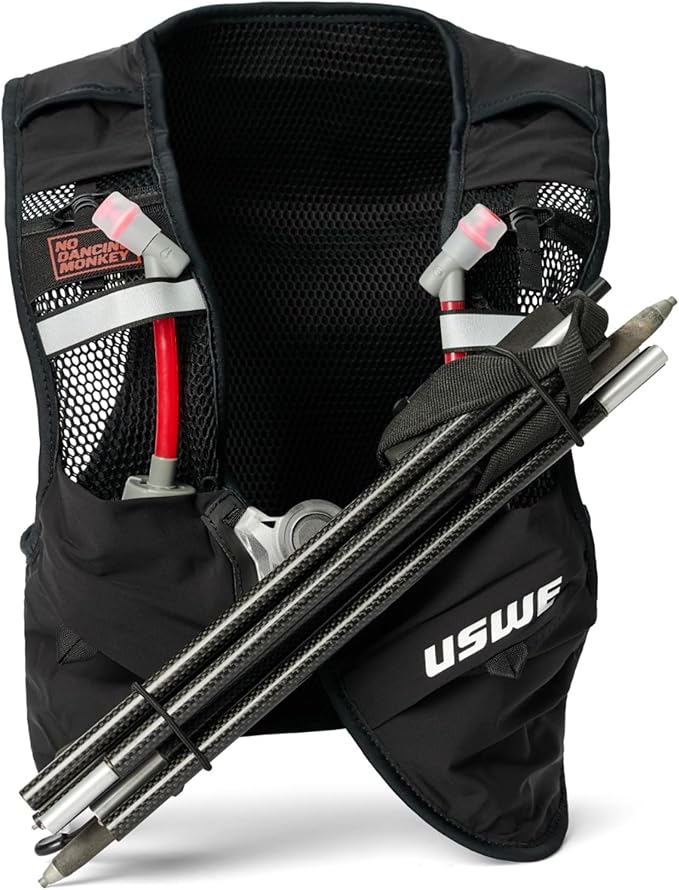USWE Pace - Running Vest Hydration Pack with 2 x 500ml UltraFlask, Backpack for Men and Women