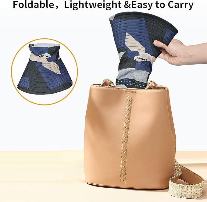 Sun Hats for Men Women Fishing Hat UPF 50+ Breathable Wide Brim Summer UV Protection Hat