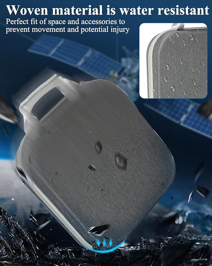 Carry Case for Starlink Mini – Outdoor Travel Case for Standard Starlink Mini Accessories, Large Capacity, Semi-Rigid EVA Protection