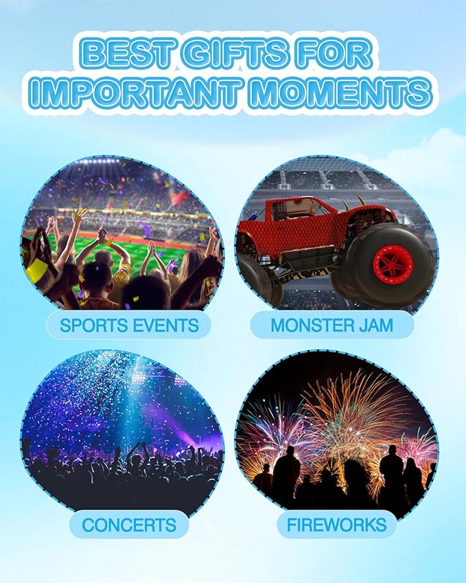 ZOHAN Kids Ear Protection 2 Pack, Hearing Protection Safety Ear Muffs for Children Have Sensory Issues, Adjustable Noise Reduction Earmuffs for Concerts, Fireworks, Air Shows(Rap&Unicorn)