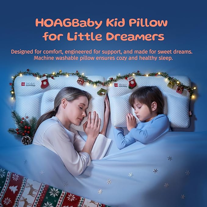 Toddler Pillow with Pillowcase, Breathable & Cozy Machine Washable Kids Pillow with Pillowcase, 21.6x13.8 Ergonomic Children Pillow for Boys and Girls Aged 3-8 (Farm, Height 2)