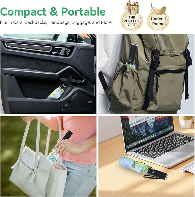 Umbrella, Pretty Umbrellas for Women and men, Ladies Umbrellas for Rain, Automatic Folding Umbrellas Open Close